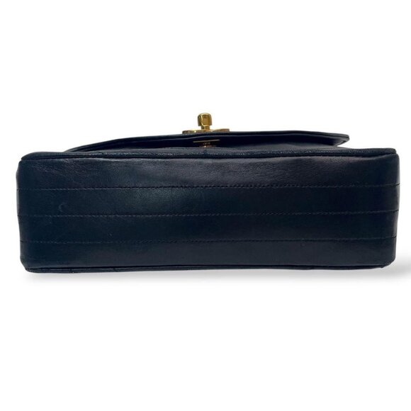 CHANEL 24K Vintage Timeless Classic Round Single Flap Bag Chain Purse - Picture 7 of 13